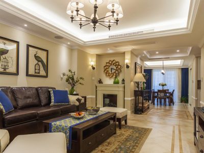 星河国际-120㎡-新古典风效果图