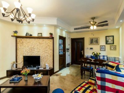 香溢澜桥-137㎡-现代风效果图