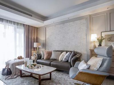 安瑞嘉园-125㎡-法式风效果图