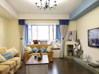 中建高街国际-150㎡-地中海风效果图