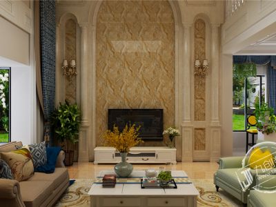 秀水湾-260㎡-欧式风效果图