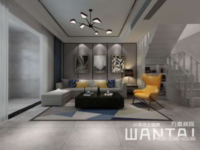 山语观邸-270㎡-现代风效果图