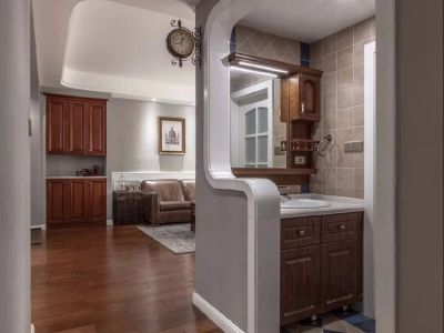 港中旅-130㎡-美式风效果图