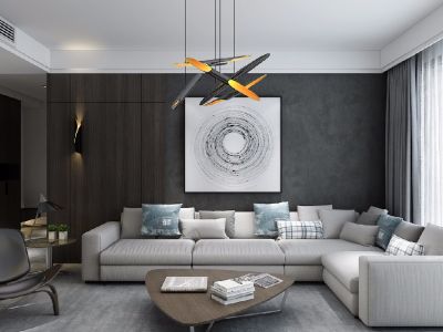 纳丹堡-150㎡-现代风效果图