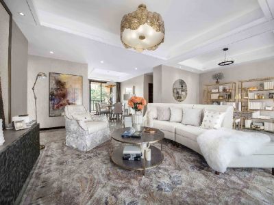 山水田园-163㎡-法式风效果图