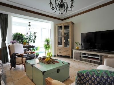 珠光逸景-184㎡-田园风效果图