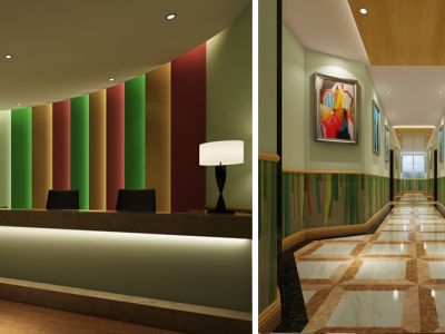 江苏五星级酒店-5000㎡-现代风效果图