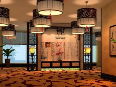 　-300㎡-中式风效果图