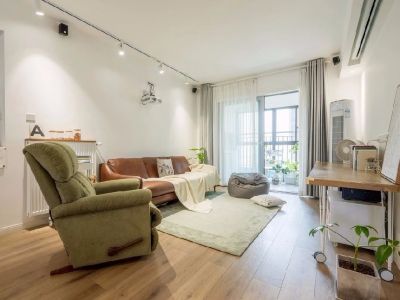 廊坊燕宁小区108平米北欧风格装修案例