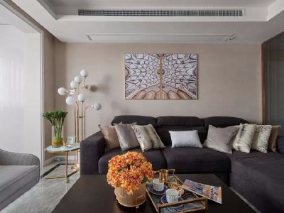 廊坊信合家园83平米现代风格装修案例