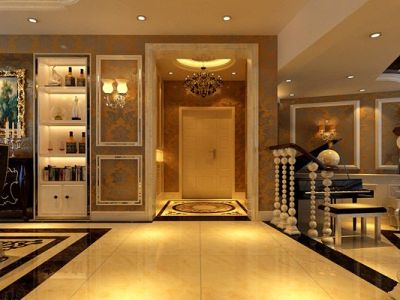 金辉·世界城-146㎡-混搭风效果图