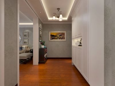 林语国际130平米三居室美式风格装修效果图