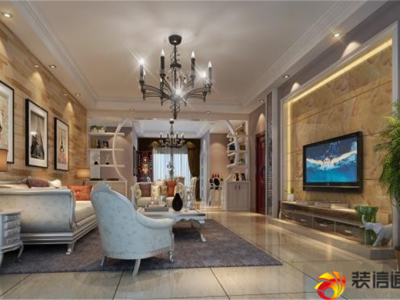 尚璟园-160㎡-现代风效果图