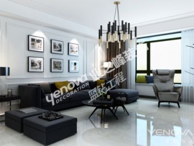 世新园-140㎡-现代风效果图