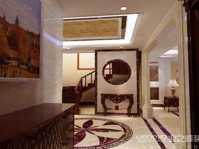 绿都皇城-210㎡-新古典风效果图