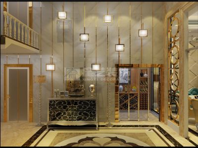 佳境康城-360㎡-欧式风效果图