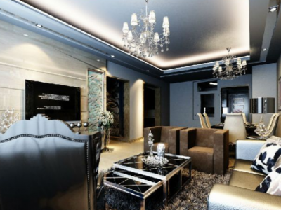 金谷苑-116㎡-现代风效果图