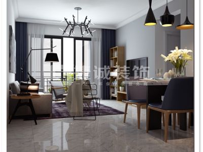 四季康城-102㎡-现代风效果图