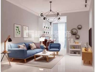 山水天-60㎡-欧式风效果图