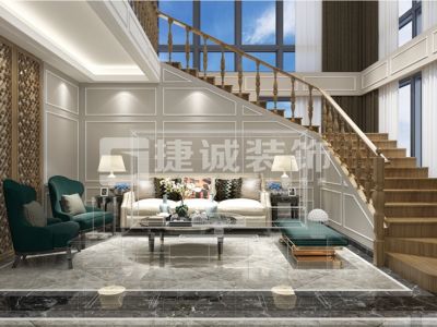 金霖花园-200㎡-现代风效果图