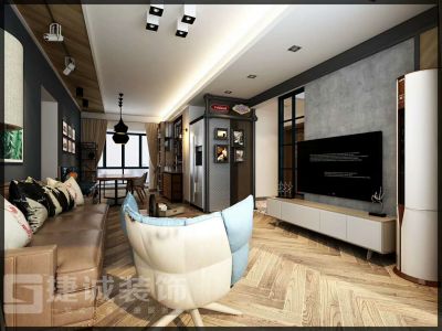 耀江西岸公馆-90㎡-风效果图