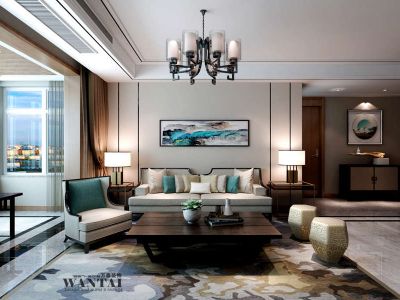 睿湖一号-172㎡-中式风效果图