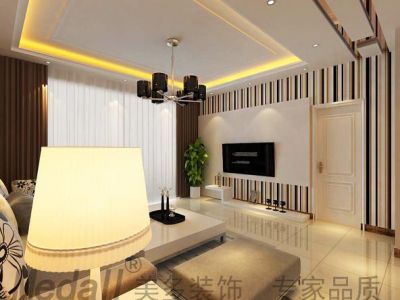 蓝天豪庭-145㎡-现代风效果图