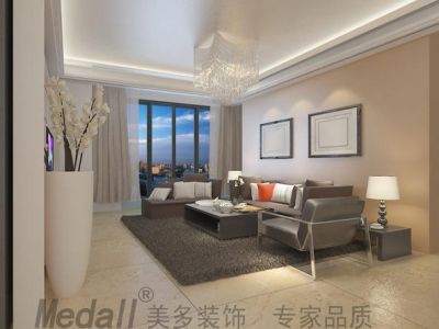 绿地·国际城-118㎡-现代风效果图