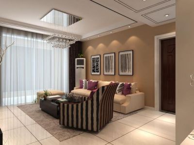 太白国际-126㎡-现代风效果图