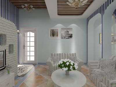 仁城雅居-150㎡-现代风效果图