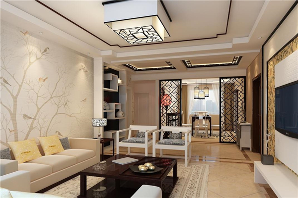 吸顶灯安装效果