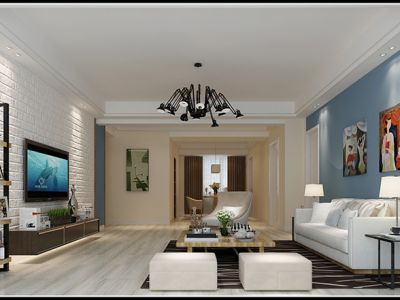 柴桑春天三区-133㎡-田园风效果图