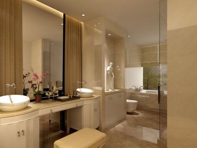 蓝山雅居-120㎡-混搭风效果图