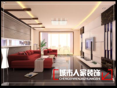 长江现代城-145㎡-现代风效果图