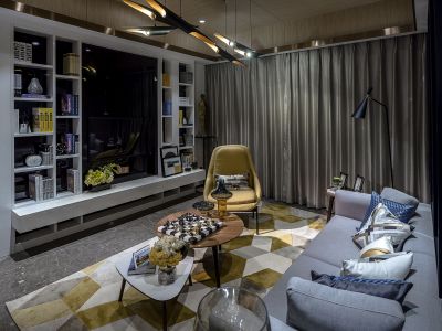 未来城-95㎡-现代风效果图