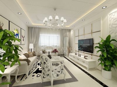 金穗西苑-134㎡-现代风效果图