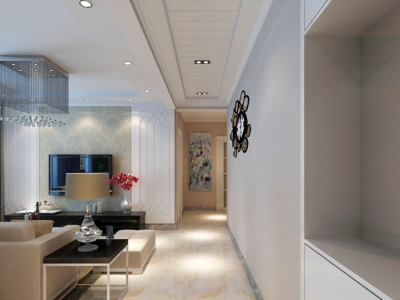 北斗星城135平米现代风格样板间精装完毕