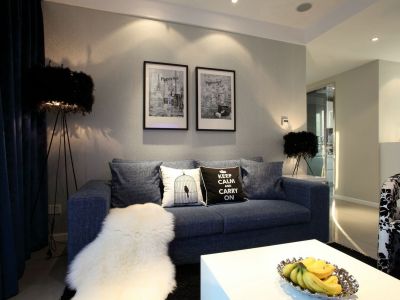 荣泰花园-125㎡-现代风效果图