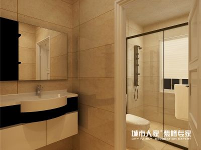 中安鸣翠苑-126㎡-现代风效果图