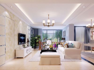 中海城-108㎡-混搭风效果图