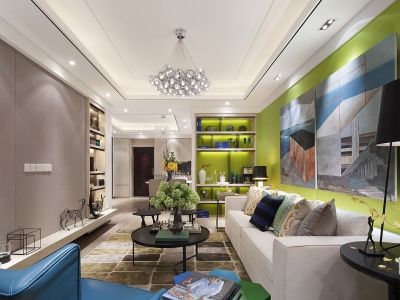 汉城壹号-132㎡-现代风效果图