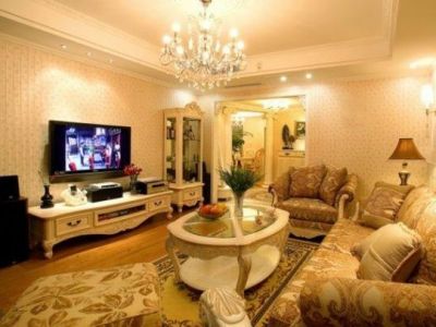 中海龙湾半岛-139㎡-欧式风效果图