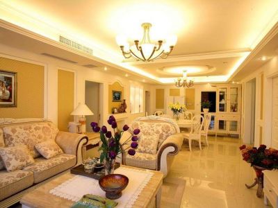 中海城南1号-253㎡-田园风效果图