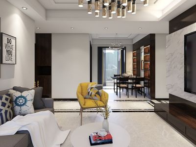 棕榈长滩-126㎡-现代风效果图