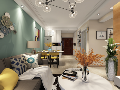 锦芙蓉-89㎡-现代风效果图