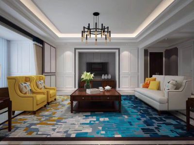 金地西沣公元-135㎡-美式风效果图