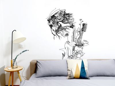 现代简约线条插画简约风格