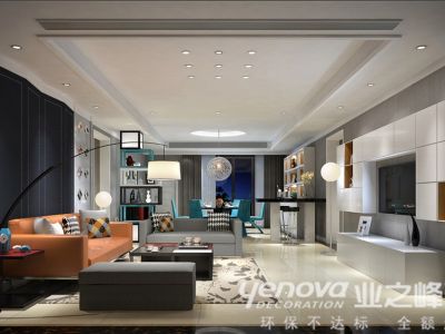 中海城南华府-255㎡-现代风效果图