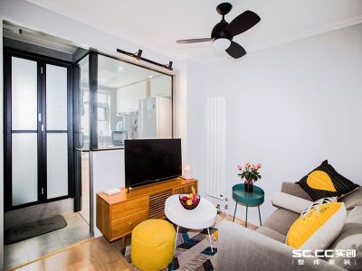 东木樨园-35㎡-欧式风效果图