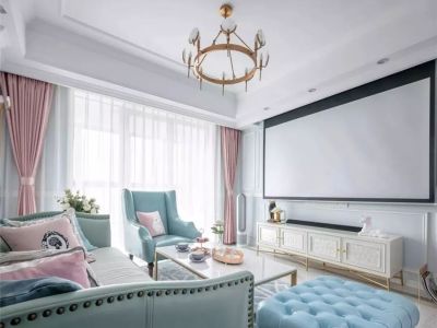 隆鑫十里画卷-98㎡-法式风效果图